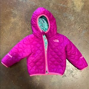 North face reversible jacket